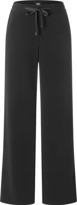 Produktbild von - MAC JEANS - CHRISTY, Floating crepe - Wide Fit - 3418-00-0231L-090 - schwarz Größe 44/30