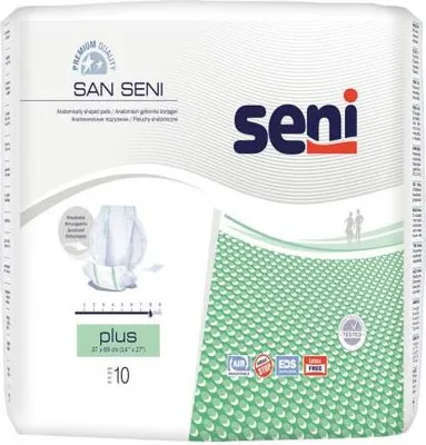 Produktbild von San Seni plus anatomische Vorlagen Nacht Gr.3 10 St