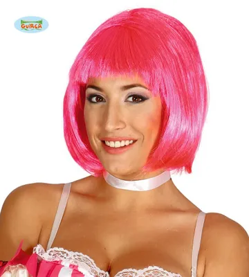 Produktbild von pinke Bob Perücke für Damen
