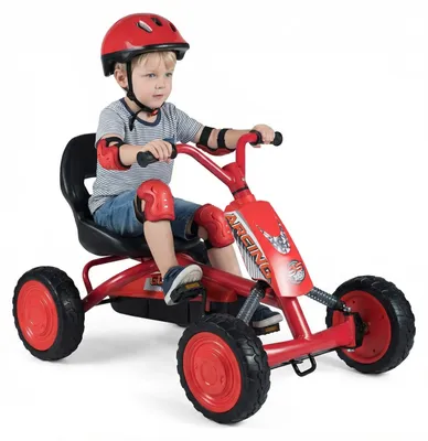 Produktbild von Kinder-Gokart mit verstellbarem Sitz für Outdoor-Aktivitäten