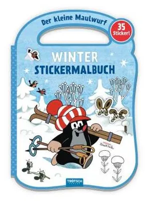 Produktbild von Trötsch Der kleine Maulwurf Winter-Stickermalbuch