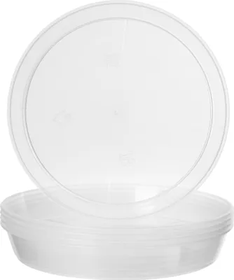 Produktbild von Garronda Blumentopf Untersetzer GD-0026 (5 Stück – Transparent, ⌀ 24cm H=3cm)