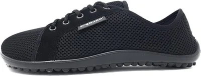 Produktbild von Leguano Herrenschuhe Barfußschuhe Sneaker Schnürer Schwarz Freizeit, Schuhgröße:45 EU