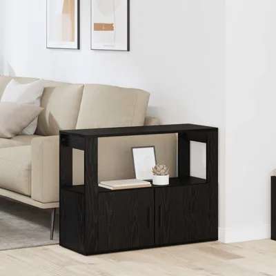 Obrázek produktu pro vidaXL Příborník vzhled černého dubu 80 x 30 x 60 cm materiál na bázi dřeva