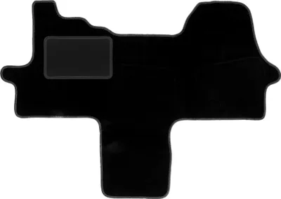 Immagine prodotto di Wielganizator tappetini auto velours anteriori adatto per Fiat Ducato III (2006-2014, furgone) neri, set 2 pz, con fissaggi