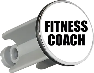 Produktbild von Huuraa Waschbeckenstöpsel Fitness Coach Training 4cm höhenverstellbar Abflussstopfen Geschenkidee