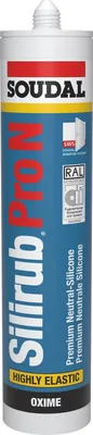 Produktbild von SILIRUB PRO N Silikondichtstoff für Bauanschlussfugen Kartusche 310 ml neutral eiche