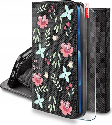 Imagen del producto de Funda para Motorola G86 | G86 Power, diseño magnético, tipo cartera + protector de pantalla de vidrio 9H