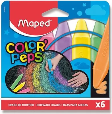 Obrázok produktu pre Maped 936010, 4 rok / roky, Plast, Viacfarebný, 6 kusov
