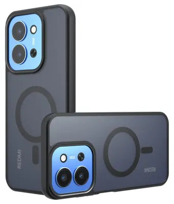 Obrázok produktu pre Techsuit - PureFrost MagSafe kryt pre Xiaomi Redmi 15C 4G / Redmi 15C 5G – matný čierny