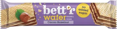 Immagine prodotto di Wafer - Fette di wafer al cacao e nocciole senza zuccheri aggiunti 30g