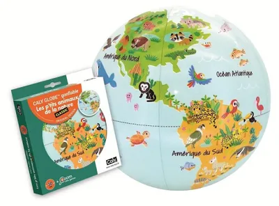 Produktbild von Trousselier Ball Kleine Tiere 30 cm - Aufblasbarer Globus - Lernspielzeug