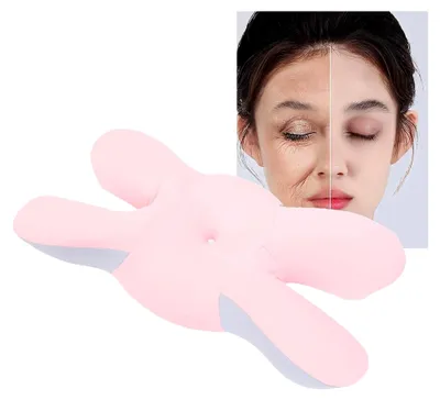Produktbild von Nackenkissen aus Memory Foam, ergonomisches Konturkissen für Erwachsene, verstellbares Hohl-Schmetterlingskissen für verschiedene Schlafpositionen (PINK)