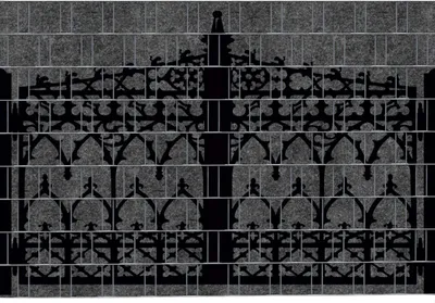Produktbild von Bedruckter Sichtschutz GATE Uni-Druck-Motiv 2,5m x 1,8m