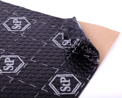 Obrázok produktu pre 12 rohoží STP BLACK SILVER - 750x500x1,8mm BULK PACK (12ks) 4,5m² | Samolepiace hliníkové butylové rohože