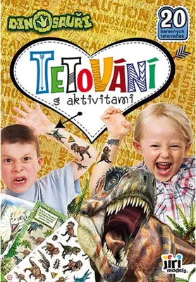 Zdjęcie produktu dla Tatuaż z aktywnościami Dinozaury