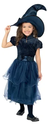 Produktbild von Witch Kostüm Smiffys Deluxe, Blau, Halloween, Karneval, Damen, Gr. M/L