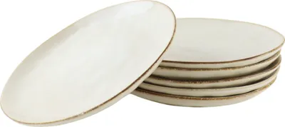 Produktbild von OTIX Frühstücksteller Set 6 Personen Beige 21cm Keramik Ahorn