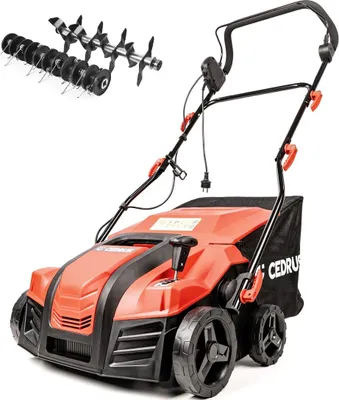 Zdjęcie produktu dla Cedrus We40 Wertykulator Do Trawy Areator 2W1 Aerator + 2 Wałki 2000W / 40Cm Cedwe40