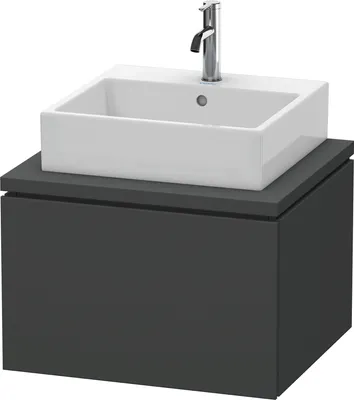 Produktbild von Konsolenunterschrank L-CUBE 400x620x547mm graphit matt graphit matt