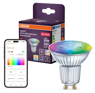 Obrázok produktu pre Osram SMART LED reflektor PAR16, pätica GU10, 4,9 W, ZigBee, RGBW