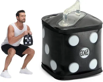 Productafbeelding van Watergevulde Kettlebells - Reisgewicht Oefenkubus - Thuis Fitness - Zachte Constructie - 4 Stuks - Niet Gespecificeerd