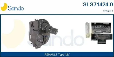 Produktbild von SANDO SLS71424.0 Lenkstockschalter Kombischalter für RENAULT Clio III Schrägheck (BR0/1, CR0/1) MODUS / GRAND MODUS (F/JP0) KANGOO Express (FW0/1)