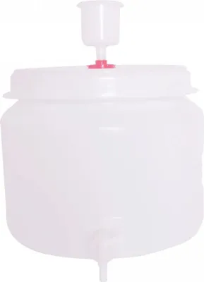 Zdjęcie produktu dla Beczka plastikowa, beczka fermentacyjna 30L - z korkiem fermentacyjnym i kranem