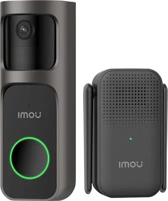 Image de Kit Sonnette WiFi 2S 2K Carillon/Répéteur Noir