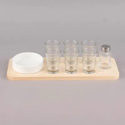 Produktbild von Tequila-Servier-Set 9-teilig 32x12cm