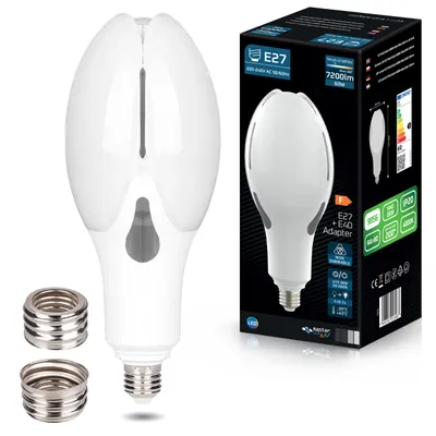 Obrázok produktu pre MasterLED, LED žiarovka s vysokým výkonom, pätica E27/E40, 60W, 7200 lm, neutrálna biela