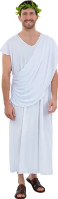 Produktbild von Smiffys - Gewand Kostüm - Herren/Damen Uni SM2375 (M) (Weiß)