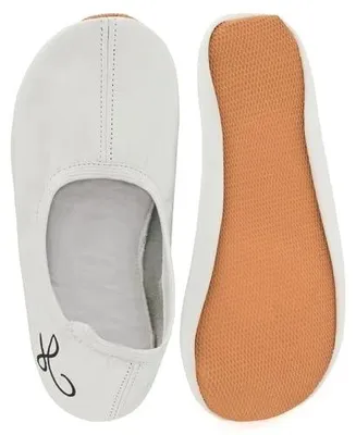 Zdjęcie produktu dla Buty baletowe skórzane białe dla dzieci dorosłych rozmiar 26 40