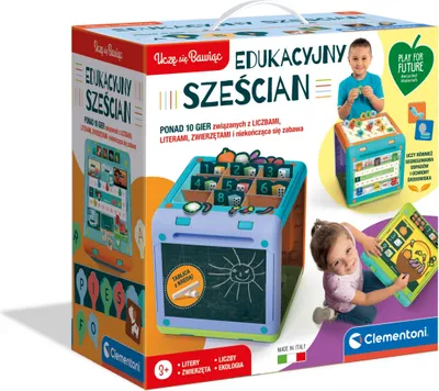 Obrázek produktu pro Clementoni Učím se a přitom se bavím! Vzdělávací kostka 50695