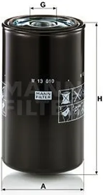 Obrázek produktu pro Hydraulický filtr MANN-FILTER W 13 010