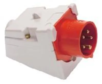 Produktbild von as-Schwabe CEE-Wandgerätestecker 400V 16A 5-polig Starkstrom Gerätestecker IP44