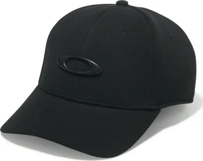 A black Oakley Tincan Cap is shown against a white background.