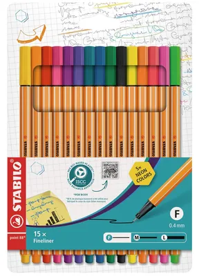 Immagine prodotto di STABILO Point 88 penna tecnica Multicolore 15 pz