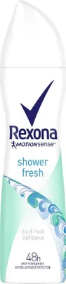 Obrázok produktu pre Rexona - Shower Fresh - Dezodorant v spreji - Antiperspirant - 150 ml - 1 balenie