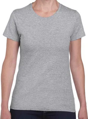 Immagine prodotto di Gildan - Maglietta "Heavy Cotone" da donna PC5710 (M) (Grigio)