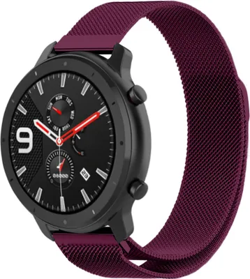 Produktbild von Strap-It Xiaomi Amazfit GTR Milanese Armband (Lila)