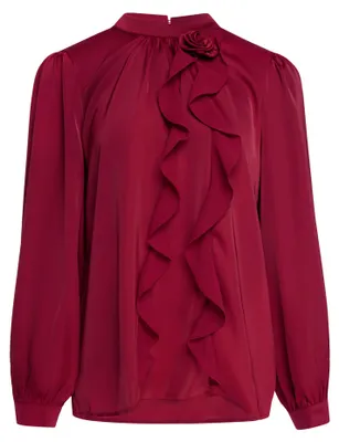 Image de Chemise pour femme LUREA - rouge, taille S
