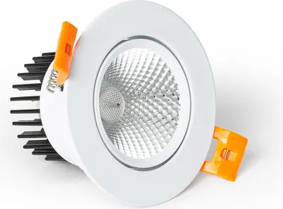 Produktbild von LED Downlight Einbaustrahler 7W Rund COB CRI90 Ausschnitt Ø 70 mm No Flicker 2700K Warmweiß