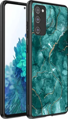 Produktbild von Geeignet für Samsung Galaxy S20 FE Telefon Fall mit Marmor Druck - TPU zurück Abdeckung Fall Marmor Design - Gold Grün - Smartphonica