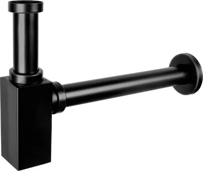 Produktbild von Mexen Quadratischer Waschtisch-Geruchsverschluss, Schwarz antik - 79960-79