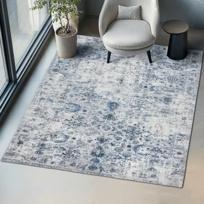 Produktbild von tectake® Vintage Designer Teppich Amara verschiedene Größen rutschfeste Unterseite