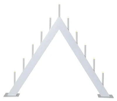 Produktbild von Star Trading 644-47, Leichte Dekorationsfigur, Weiß, IP20, Weiß, 11 Glühbirne(n), E5