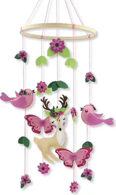 Produktbild von Graine Creative Filzpaket Mobile Natur Babyzimmer 20x68 cm DIY
