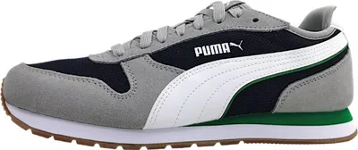 Image de Chaussures de sport Puma ST Miler pour hommes, chaussures d'entraînement, modèle à lacets, couleur grise, style décontracté