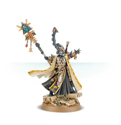 Produktbild von Games Workshop Warhammer 40 K Craftworlds Miniaturfigur Oberster Farseer Hagun Zar 32 mm Base